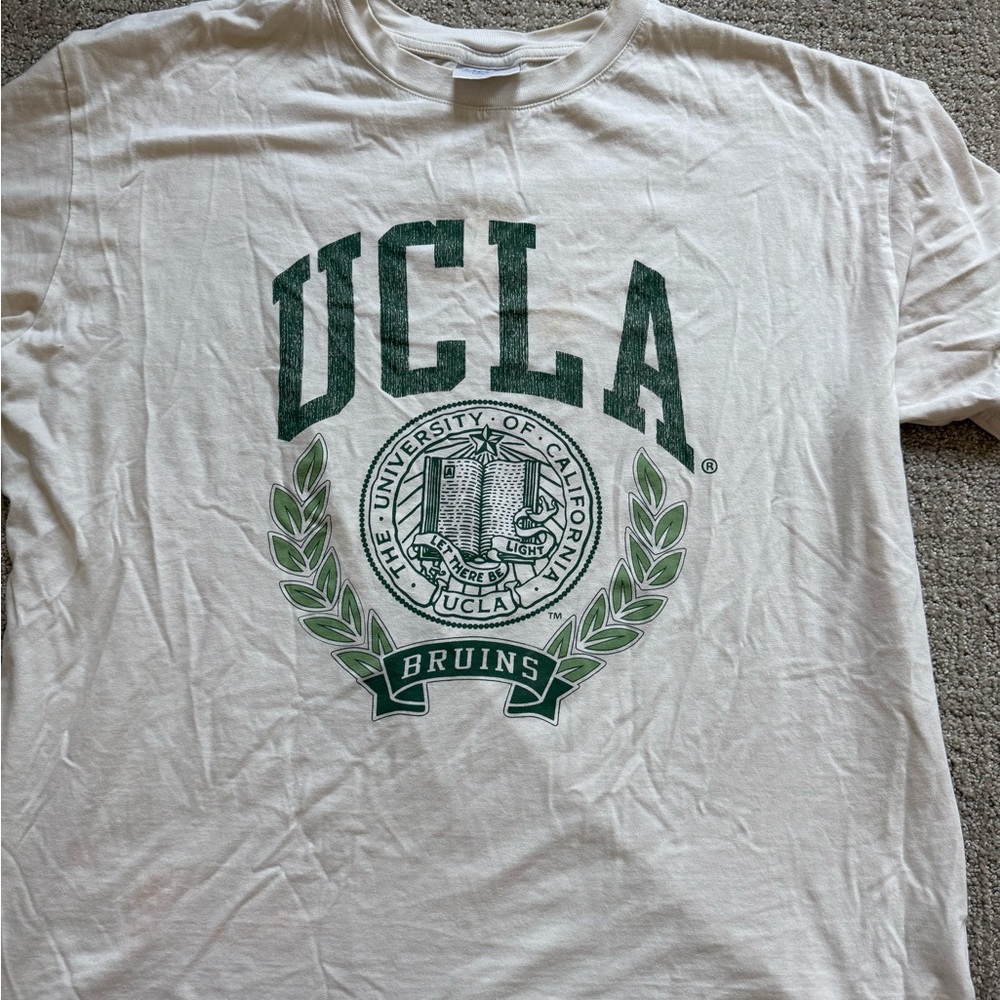 UCLA White Short Sleeve Tee